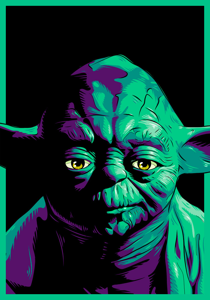 Jedi Master Yoda illustration